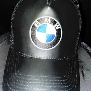 BMW Black Cap with Blue & White Logo